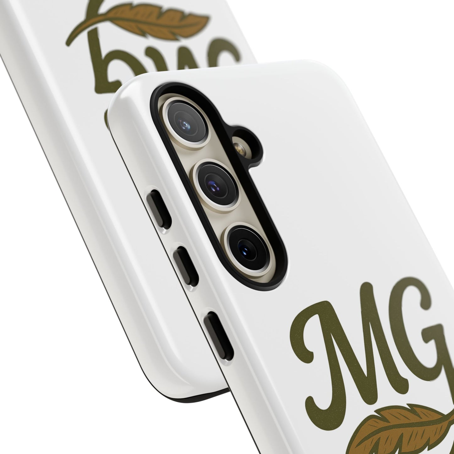 MG Leaf Tough Phone Case — Monogram Protective Phone Cover