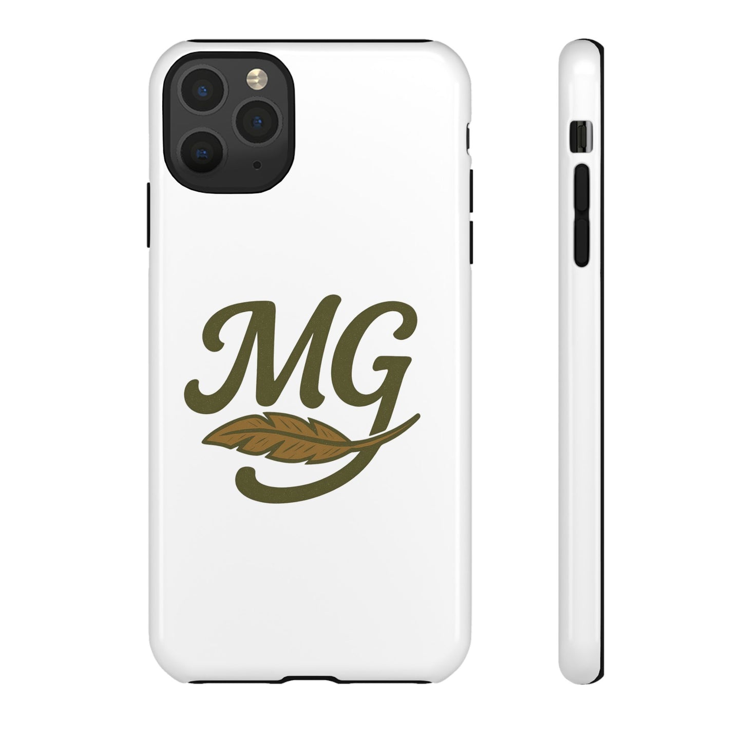 MG Leaf Tough Phone Case — Monogram Protective Phone Cover