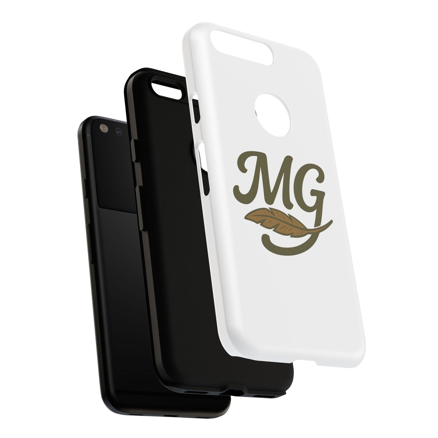 MG Leaf Tough Phone Case — Monogram Protective Phone Cover