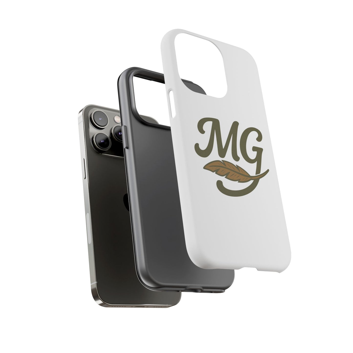 MG Leaf Tough Phone Case — Monogram Protective Phone Cover