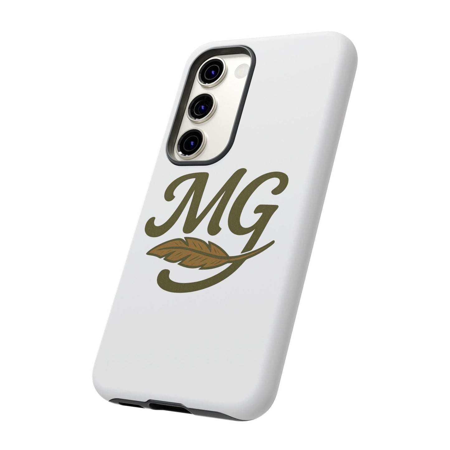 MG Leaf Tough Phone Case — Monogram Protective Phone Cover