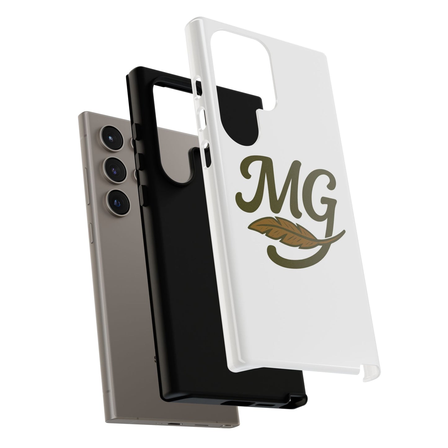 MG Leaf Tough Phone Case — Monogram Protective Phone Cover