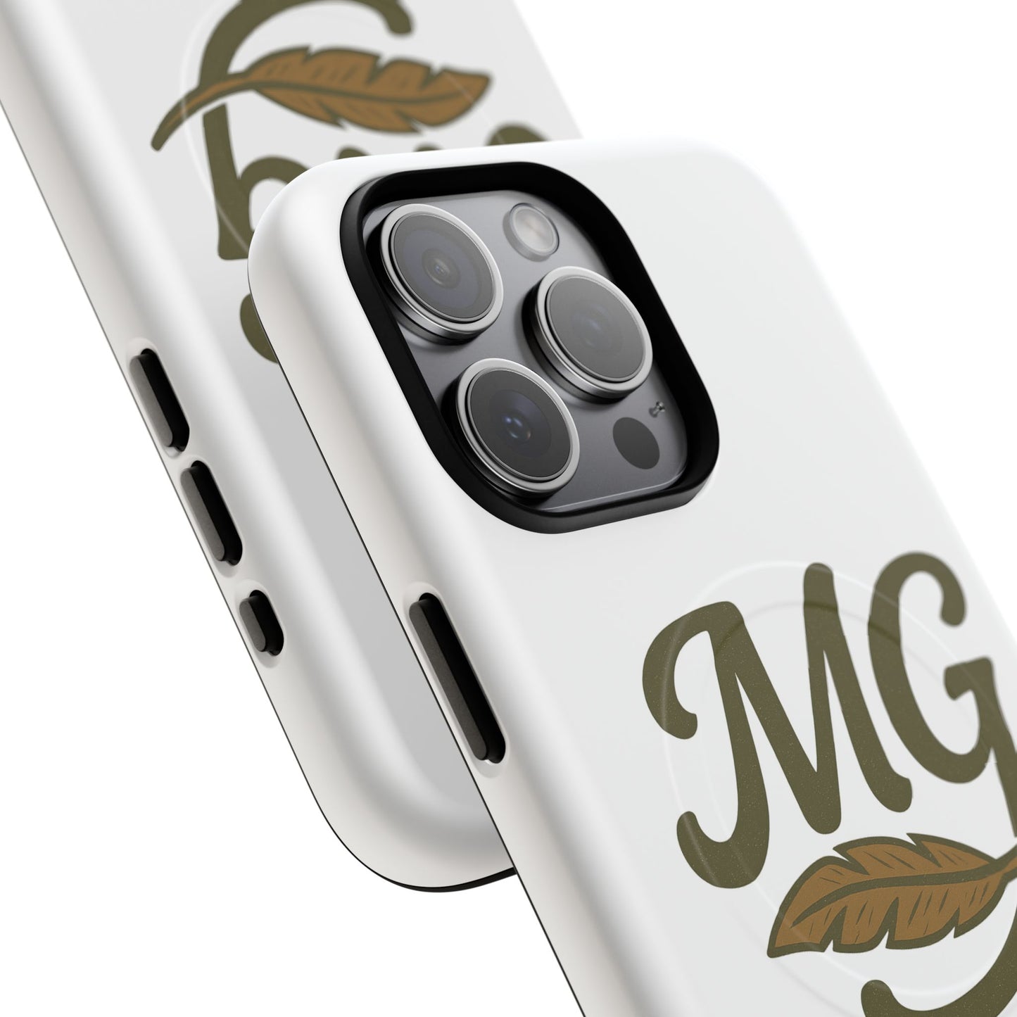 Monogram MG Feather Tough Magnetic Phone Case