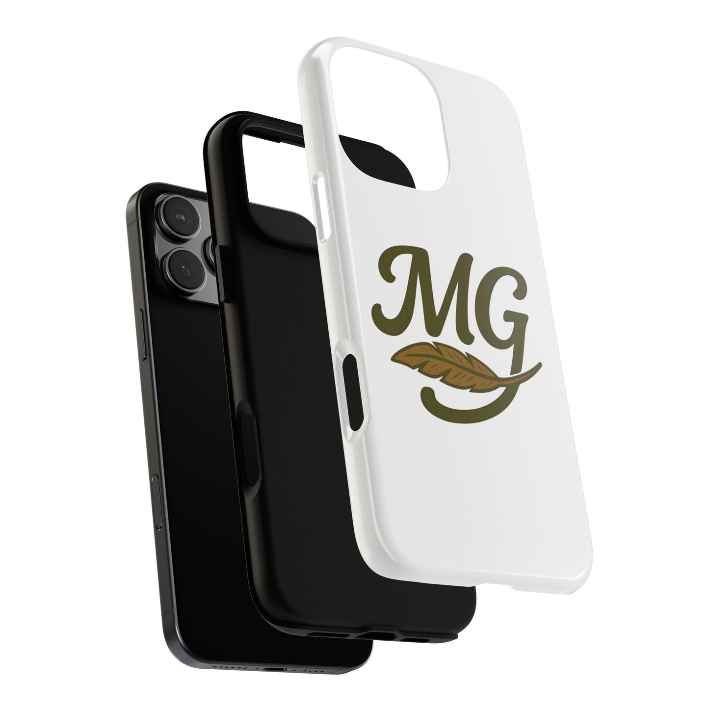 MG Leaf Tough Phone Case — Monogram Protective Phone Cover
