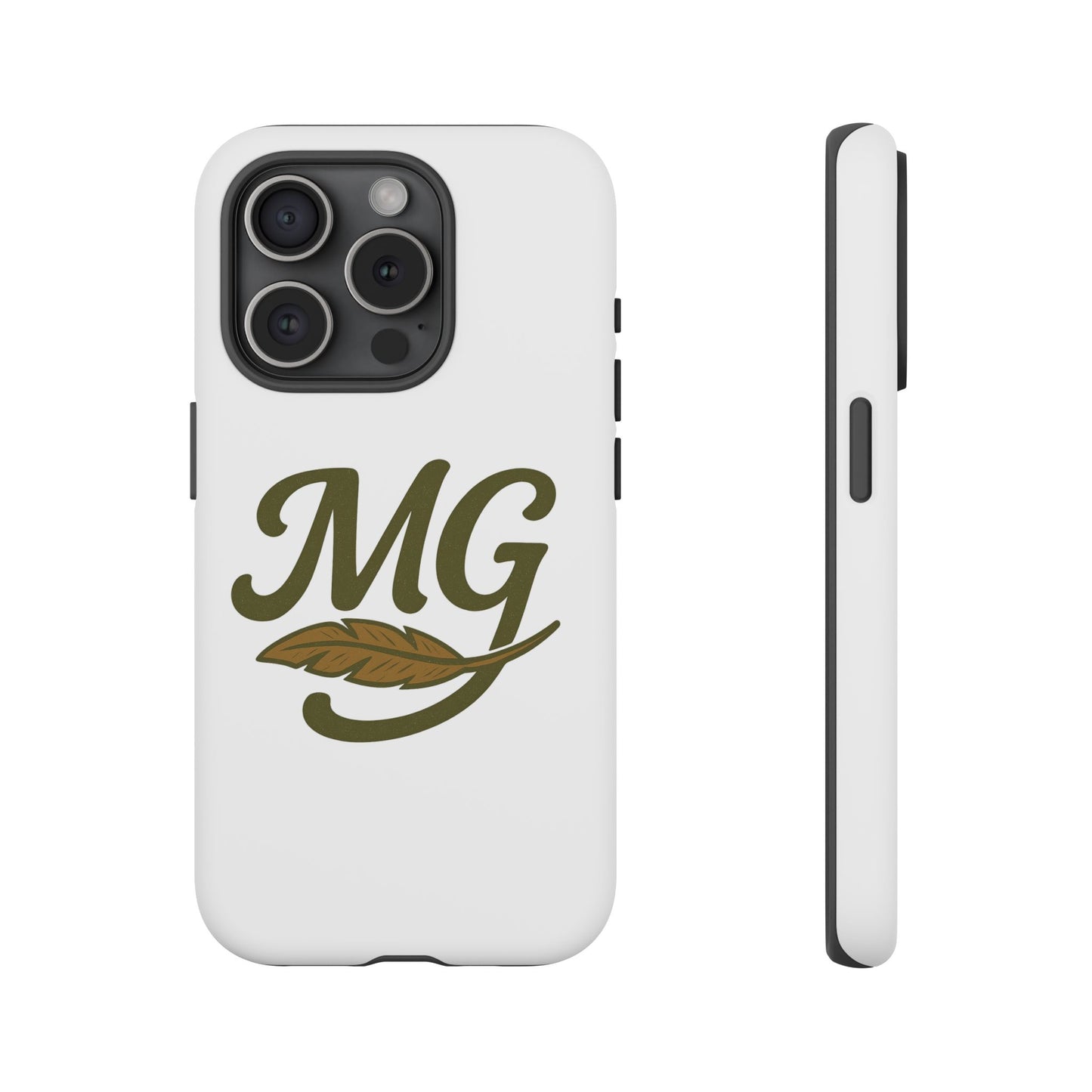 MG Leaf Tough Phone Case — Monogram Protective Phone Cover