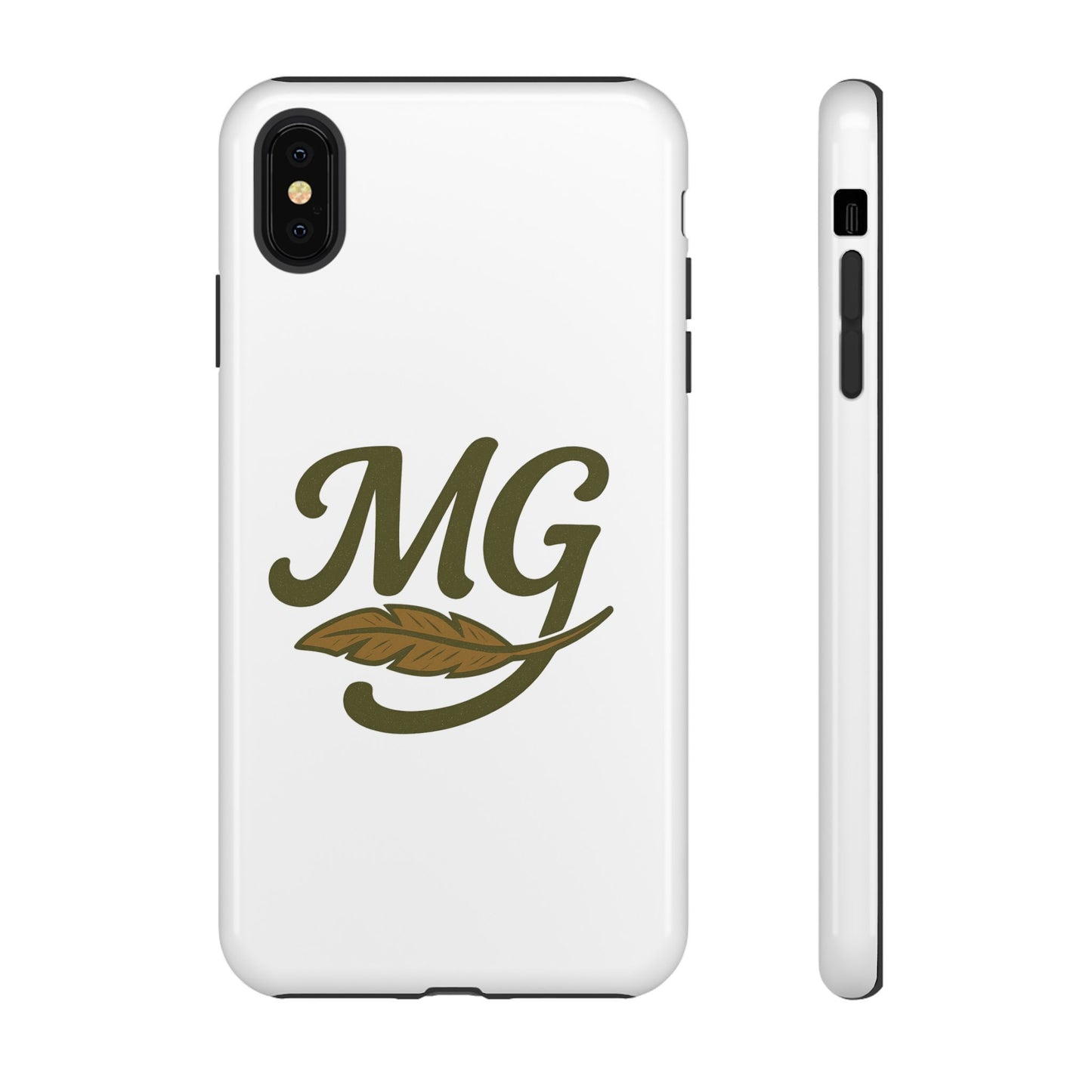 MG Leaf Tough Phone Case — Monogram Protective Phone Cover