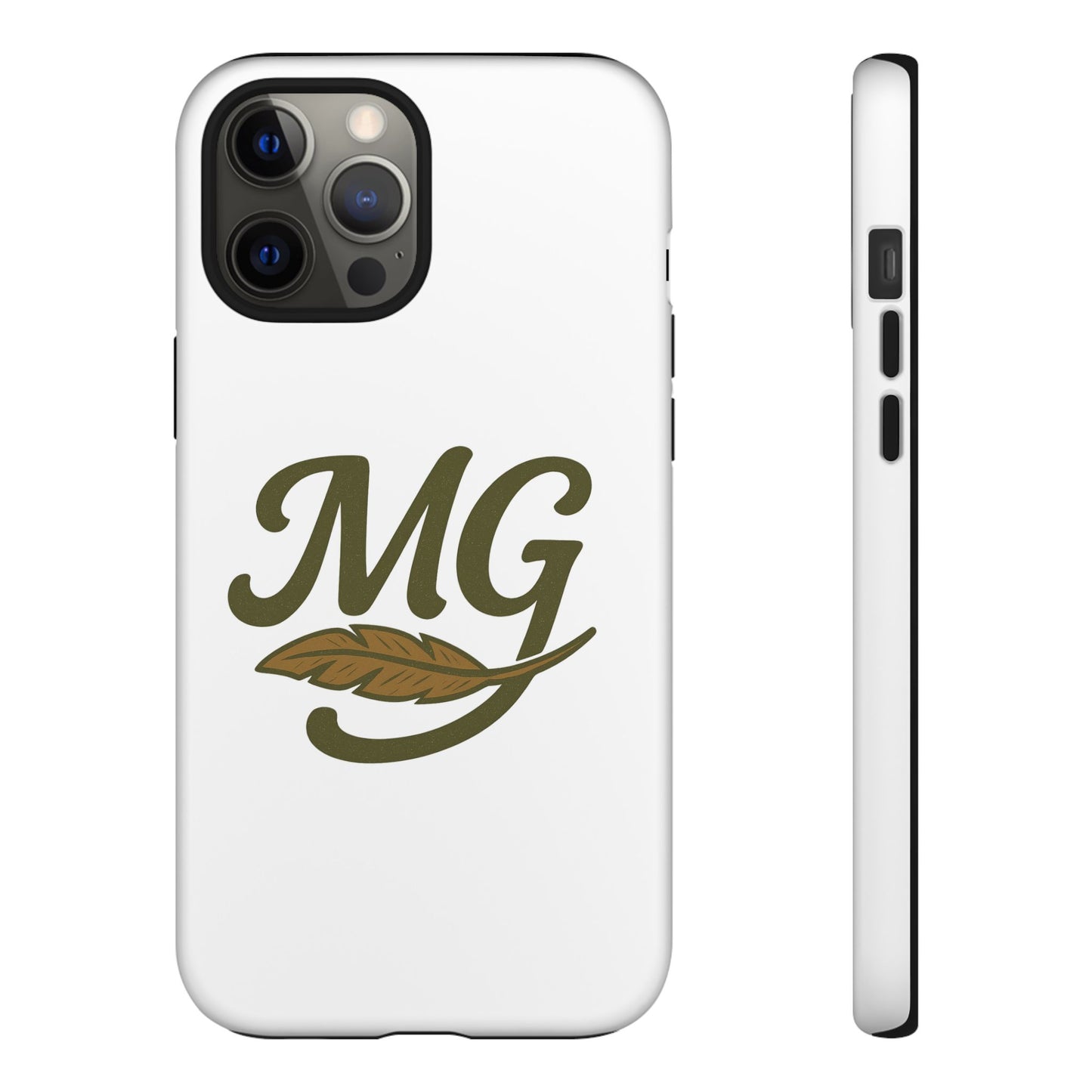 MG Leaf Tough Phone Case — Monogram Protective Phone Cover
