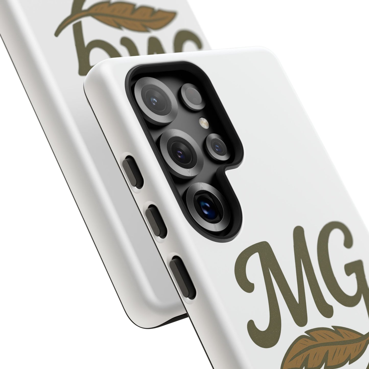 MG Leaf Tough Phone Case — Monogram Protective Phone Cover