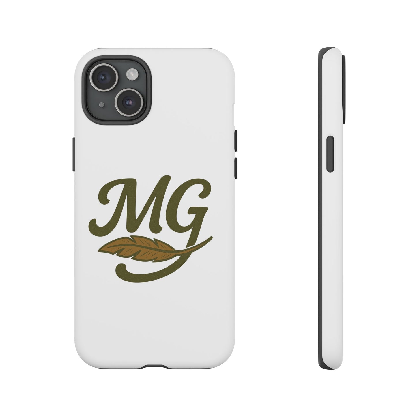 MG Leaf Tough Phone Case — Monogram Protective Phone Cover
