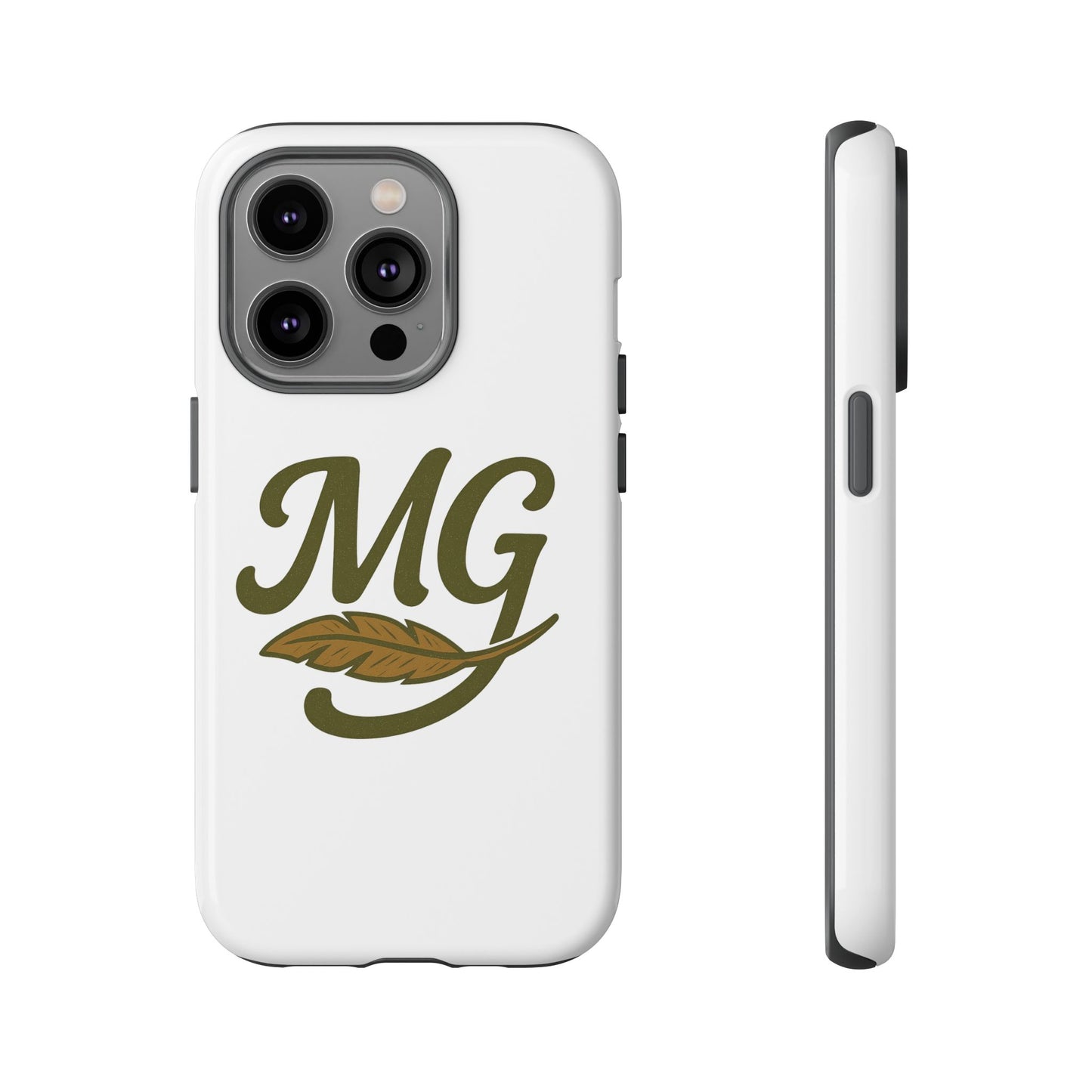 MG Leaf Tough Phone Case — Monogram Protective Phone Cover