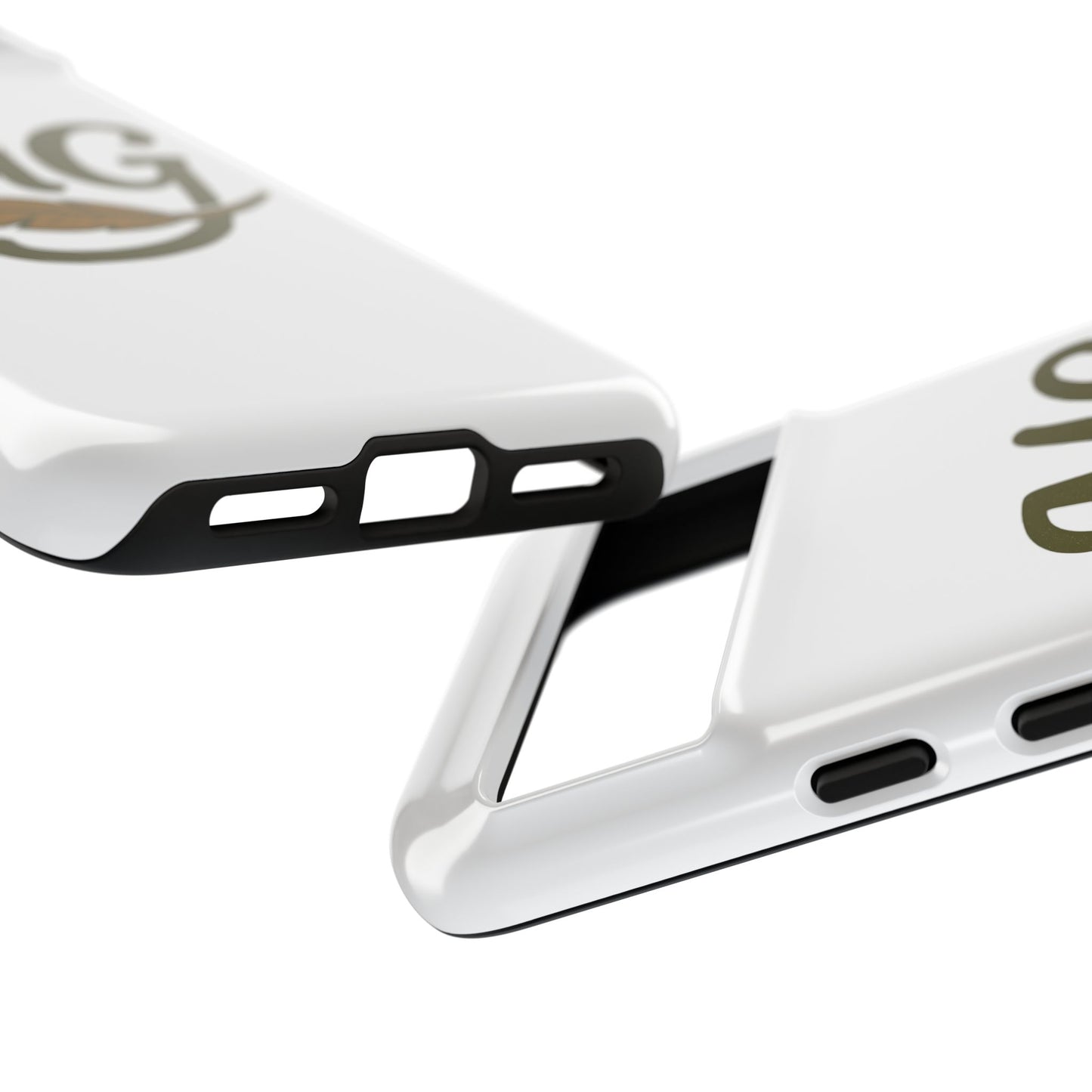 MG Leaf Tough Phone Case — Monogram Protective Phone Cover