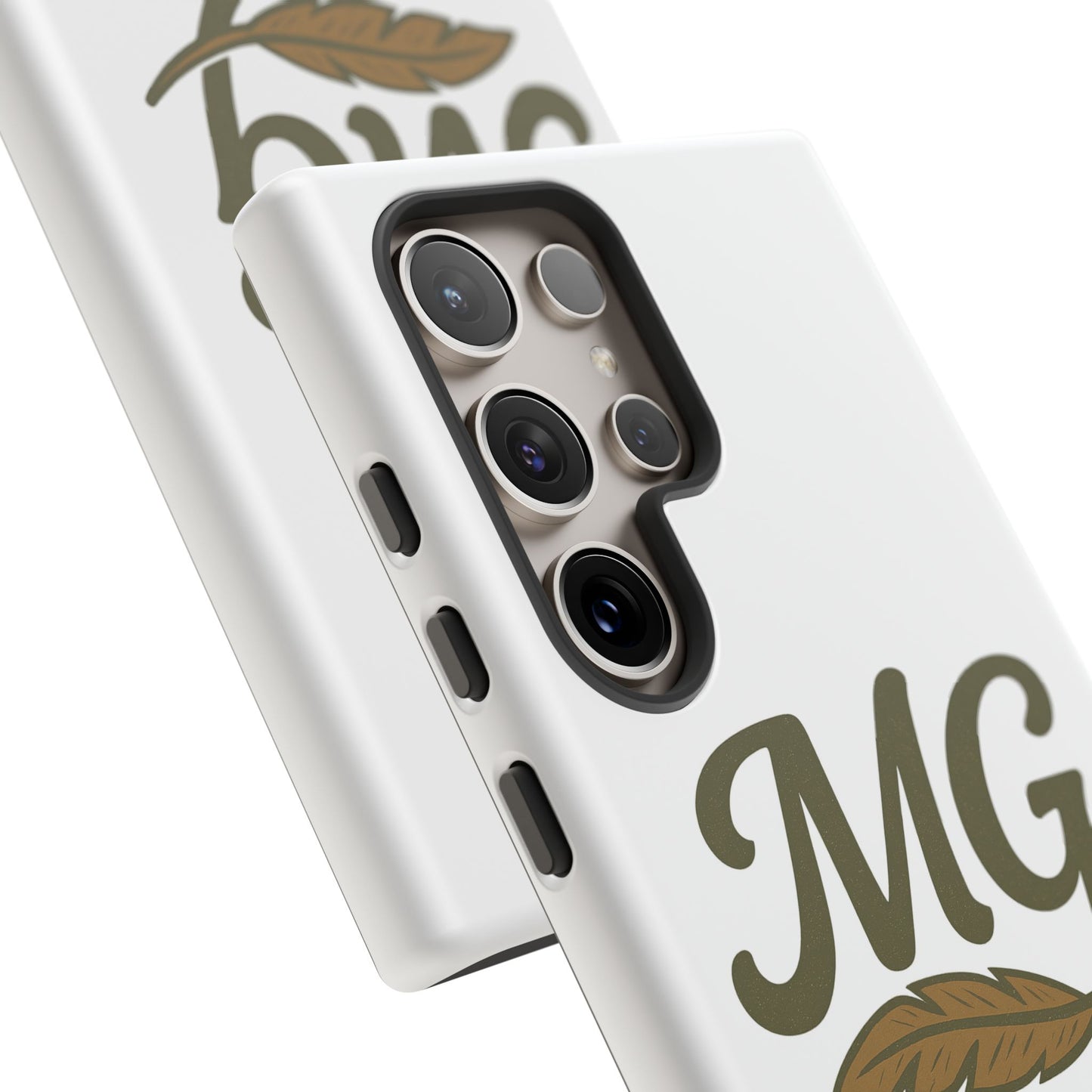MG Leaf Tough Phone Case — Monogram Protective Phone Cover