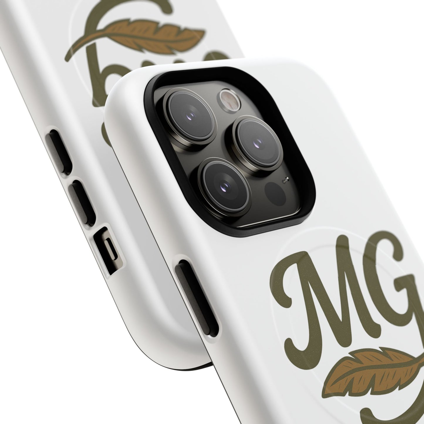 Monogram MG Feather Tough Magnetic Phone Case