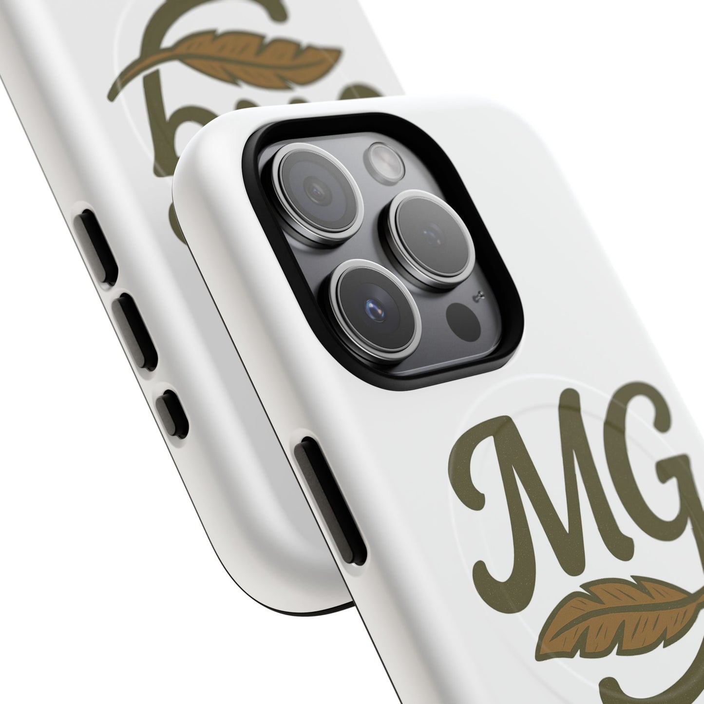 Monogram MG Feather Tough Magnetic Phone Case