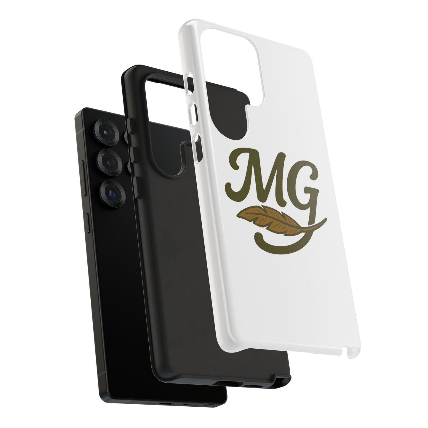 MG Leaf Tough Phone Case — Monogram Protective Phone Cover