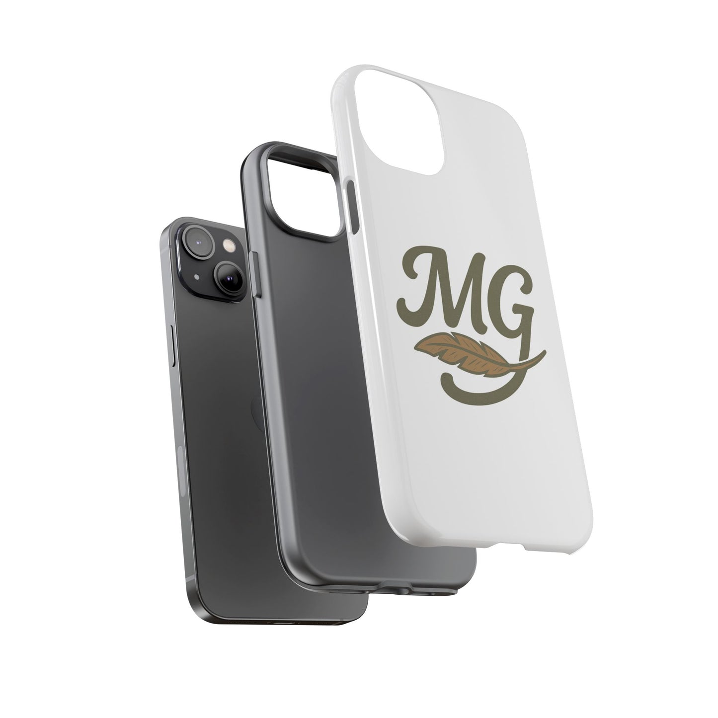 MG Leaf Tough Phone Case — Monogram Protective Phone Cover