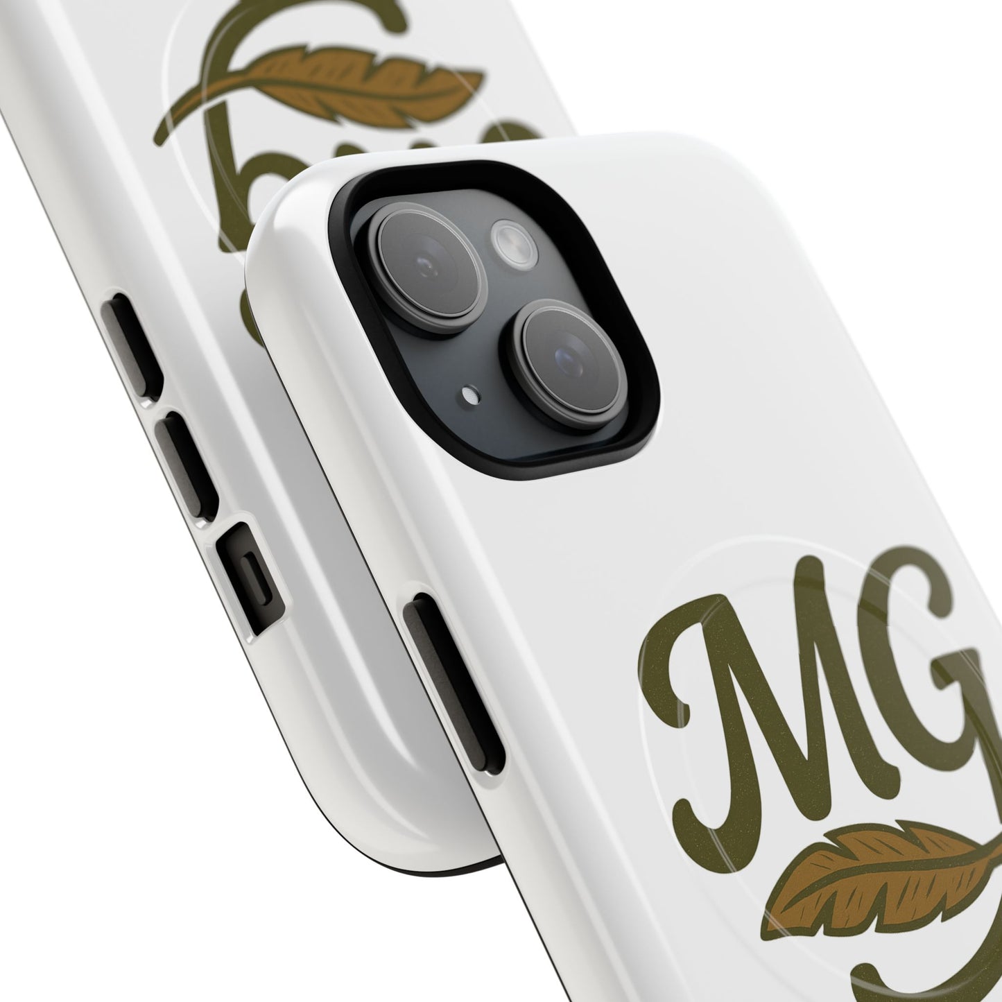 Monogram MG Feather Tough Magnetic Phone Case