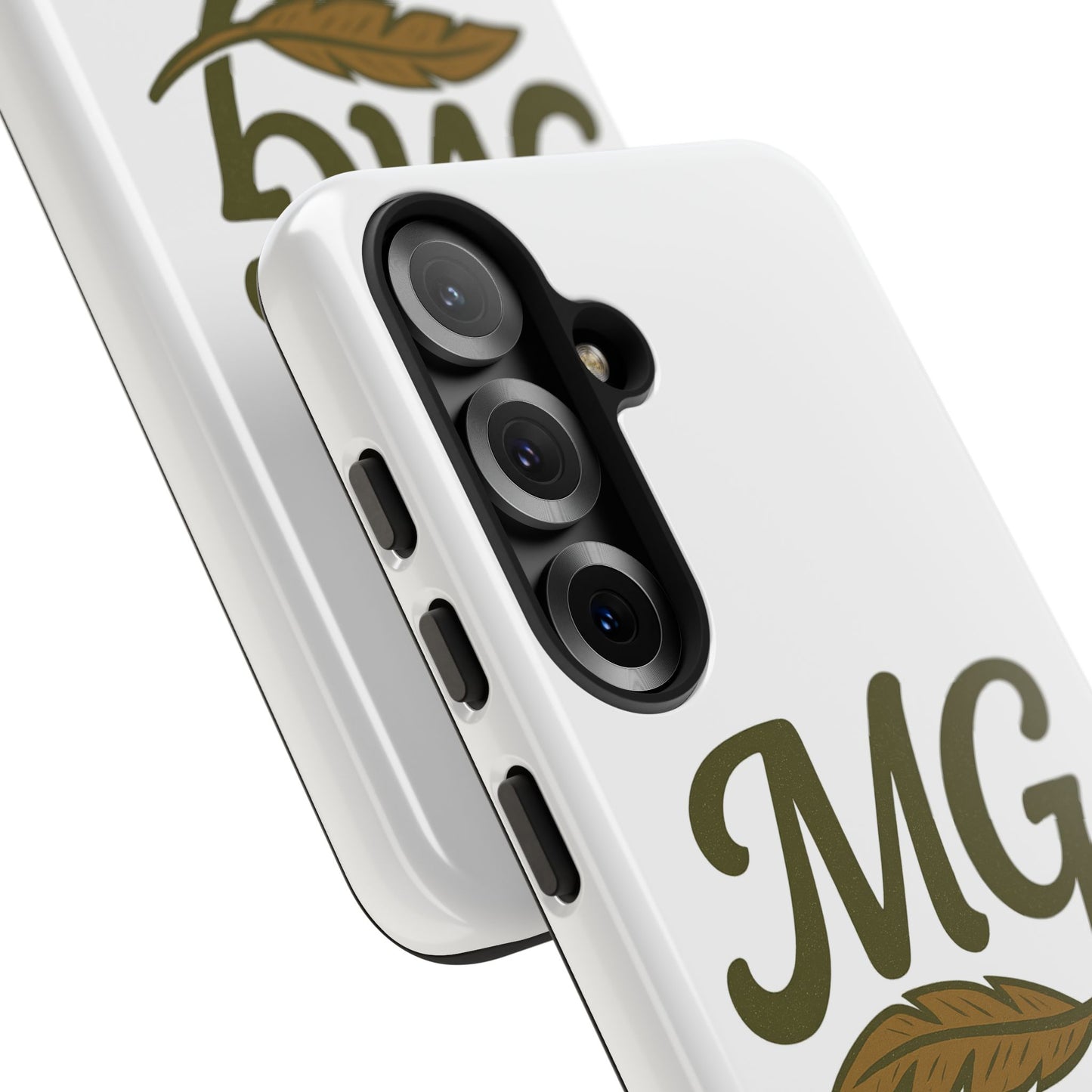 MG Leaf Tough Phone Case — Monogram Protective Phone Cover