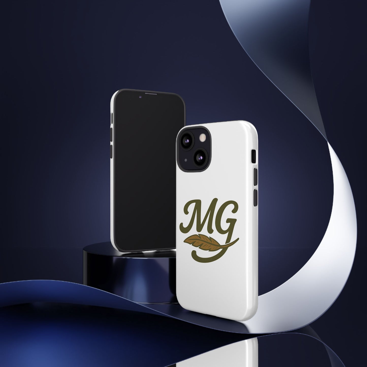 MG Leaf Tough Phone Case — Monogram Protective Phone Cover