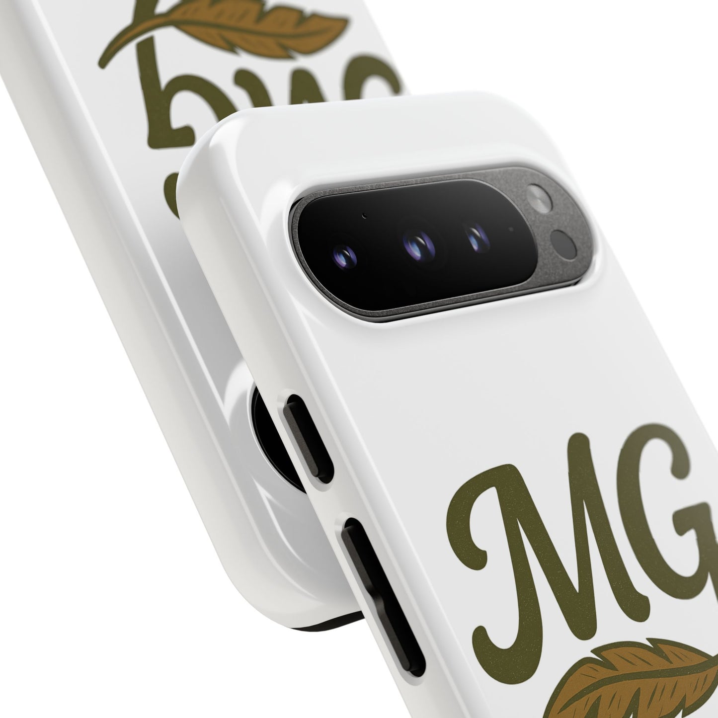 MG Leaf Tough Phone Case — Monogram Protective Phone Cover