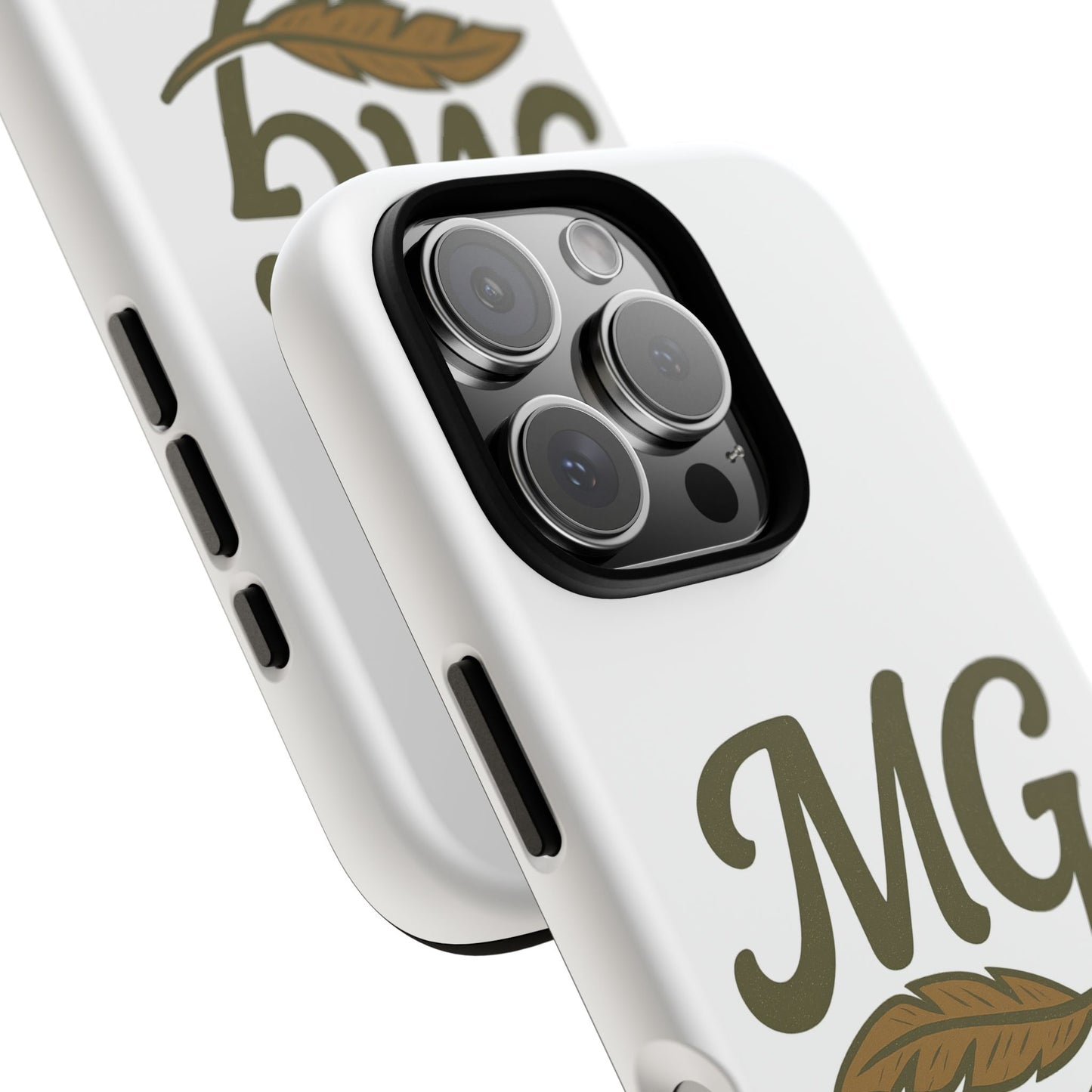 MG Leaf Tough Phone Case — Monogram Protective Phone Cover