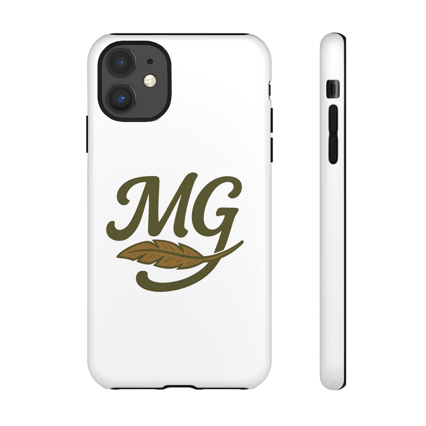 MG Leaf Tough Phone Case — Monogram Protective Phone Cover