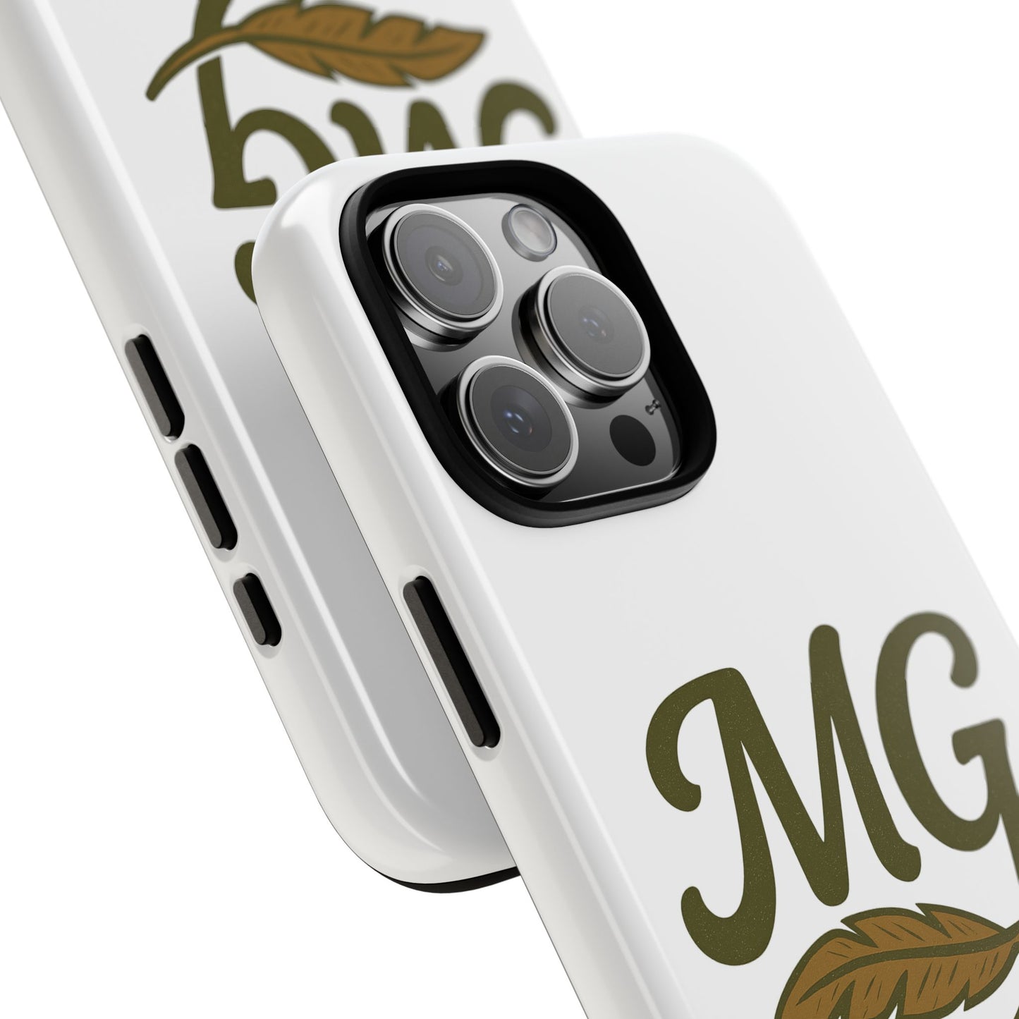 MG Leaf Tough Phone Case — Monogram Protective Phone Cover