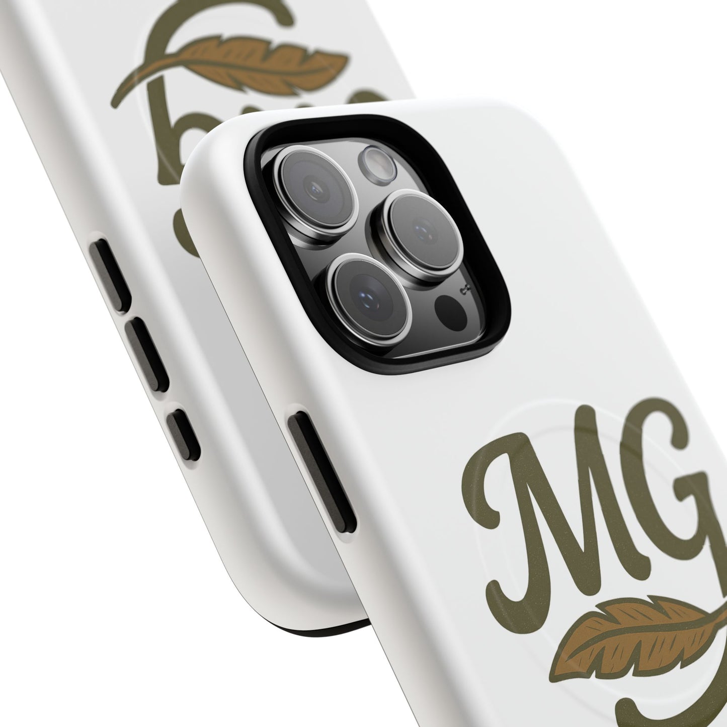 Monogram MG Feather Tough Magnetic Phone Case