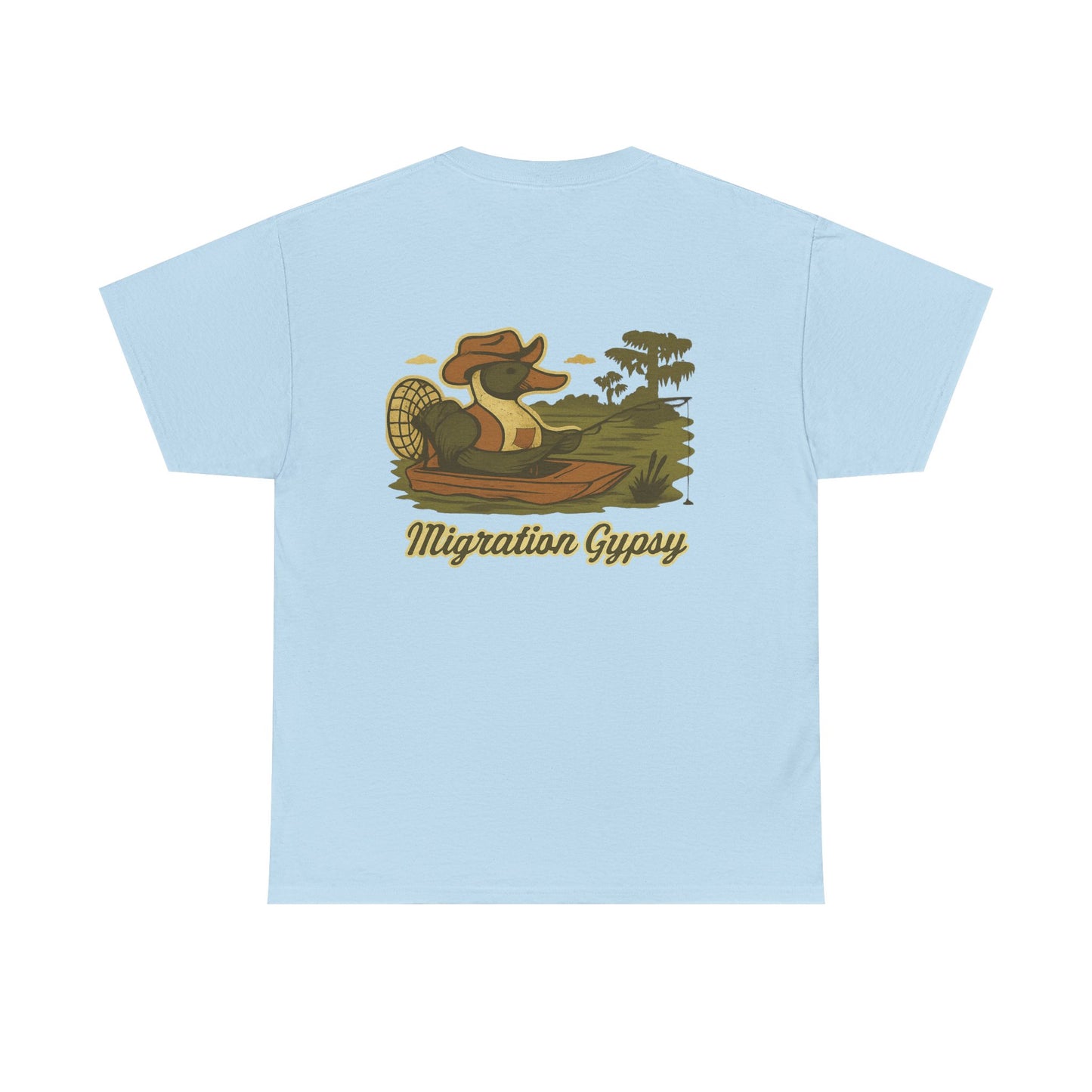 Pintail Marsh Fishing Unisex Heavy Cotton Tee