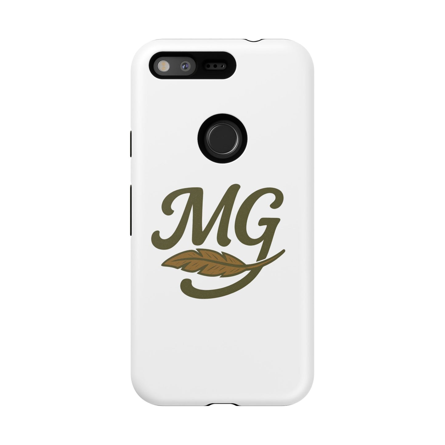 MG Leaf Tough Phone Case — Monogram Protective Phone Cover