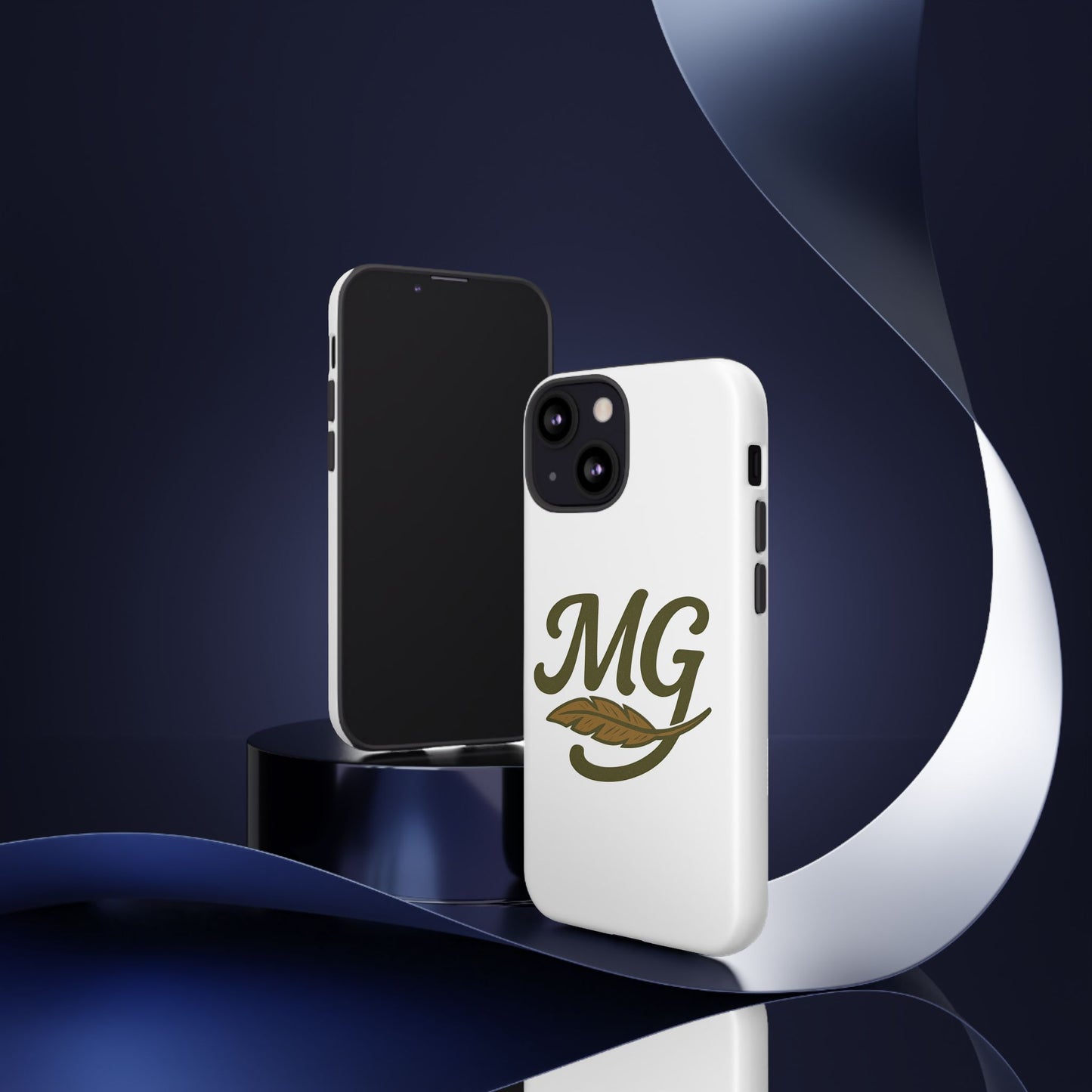 MG Leaf Tough Phone Case — Monogram Protective Phone Cover